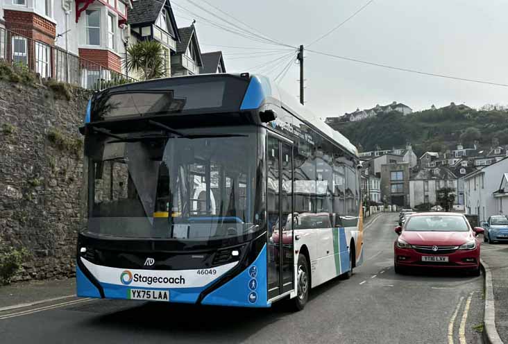 Stagecoach South West Alexander Dennis Enviro100EV 46049